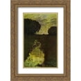 thumbnail image 1 of Konstantin Somov 2x Matted 18x24 Gold Ornate Framed Art Print 'Landscape in the Evening. Martyshkino', 1 of 2