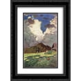 thumbnail image 1 of Konstantin Somov 2x Matted 20x24 Black Ornate Framed Art Print 'After the Storm', 1 of 2