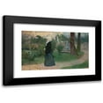 thumbnail image 1 of Konstanty Mańkowski 24x16 Black Modern Framed Museum Art Print Titled - Daughter of Charity in the Hospital Garden (1890), 1 of 5