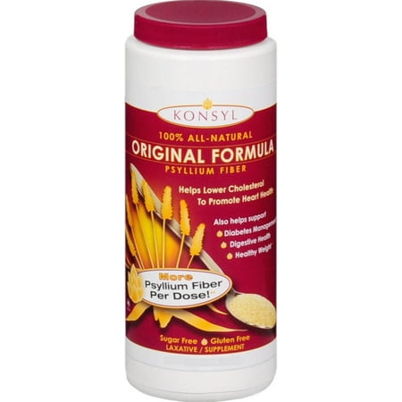 Konsyl Natural Fiber Supplement Laxative Original Sugar Free 300 g (Pack of 2)