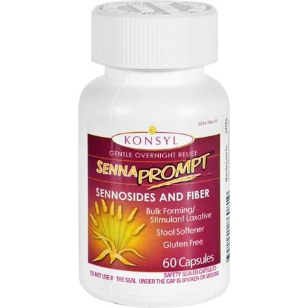 Konsyl Pharmaceuticals Laxative - Senna Prompt - 60 Capsules