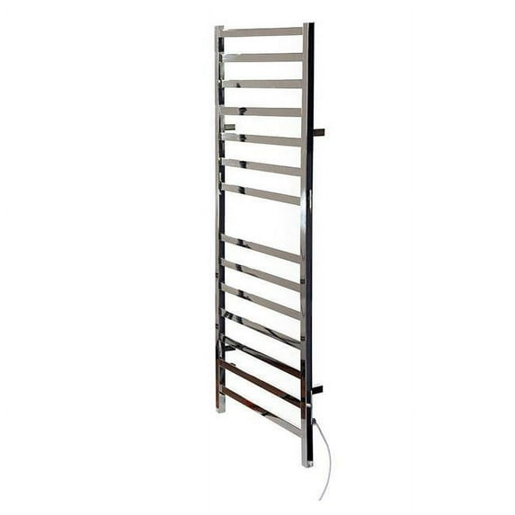 Kontour K6053W 24 x 60 in. Square Electric Hardwired Towel Warmer - Chrome