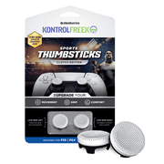 KontrolFreek Clutch for PlayStation 5 PS5 and PlayStation 4 PS4 Controller | Performance Thumbsticks | 2 Low-Rise Concave | Black & White