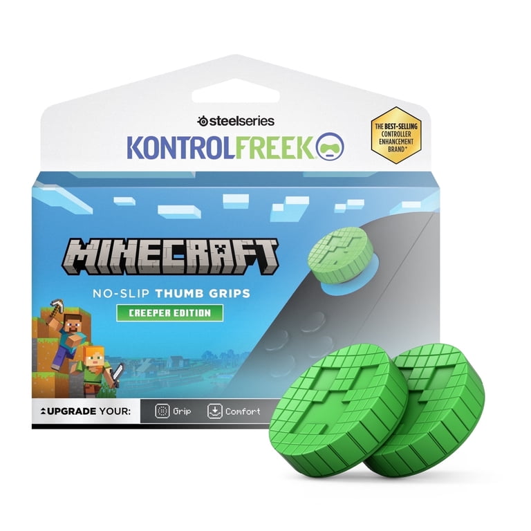 Nintendo Switch Minecraftセット　コントローラー不具合 KontrolFreek Minecraft Creeper No-Slip Thumb Grips for Switch Joy