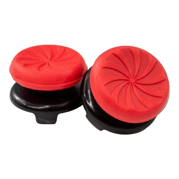 KontrolFreek Performance Thumbsticks FPS Freek Inferno - Thumb grip for game controller - red on black (pack of 2) - for NINTENDO Switch Pro Controller