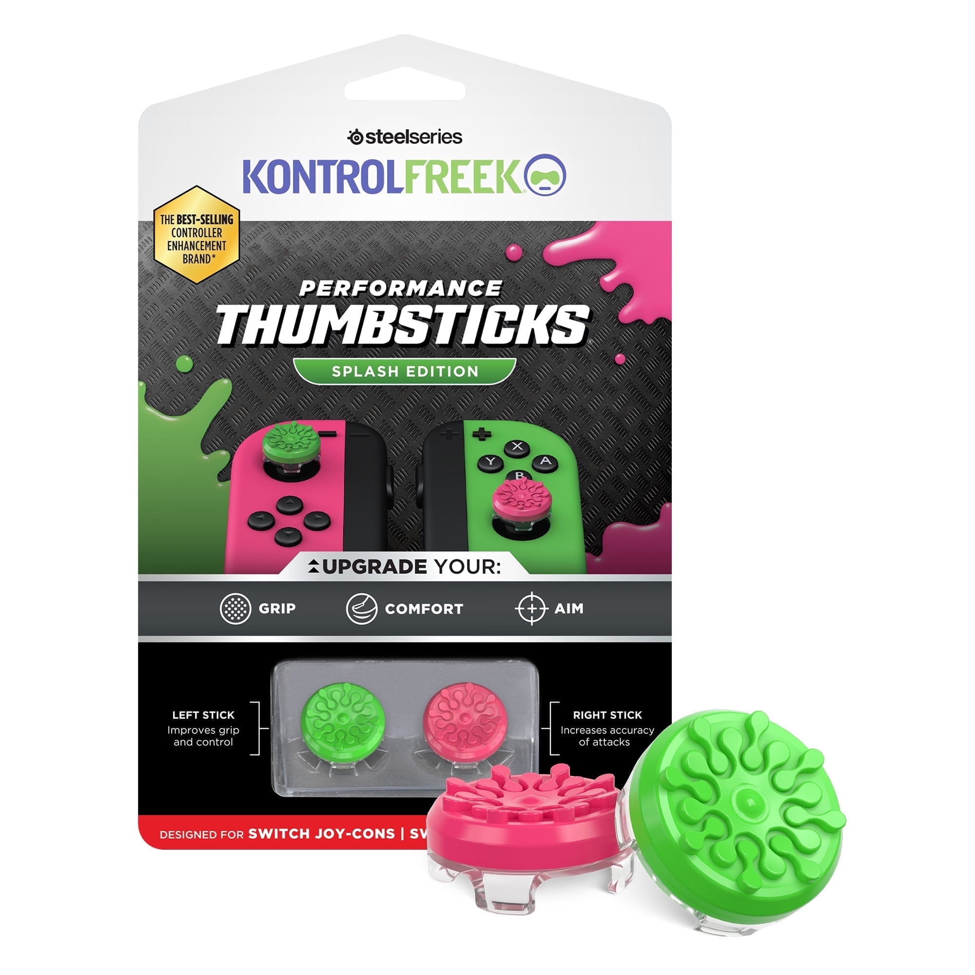 KontrolFreek Splash Performance Thumbsticks for Nintendo Switch