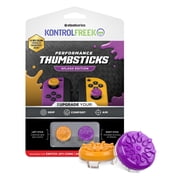 KontrolFreek Splash Performance Thumbsticks for Nintendo Switch Joy-Con Controller | Concave | Orange & Purple