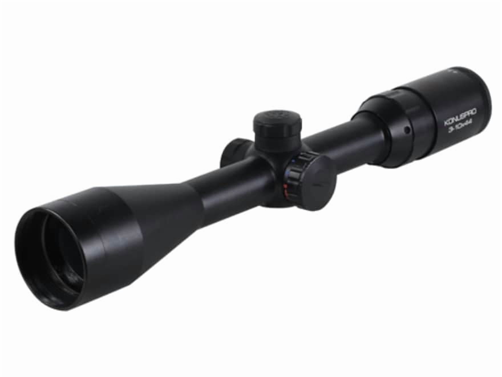 Konus Pro 3-10x44mm 275 Muzzleloading Riflescope, Dual Illuminated Blue/Red Cent