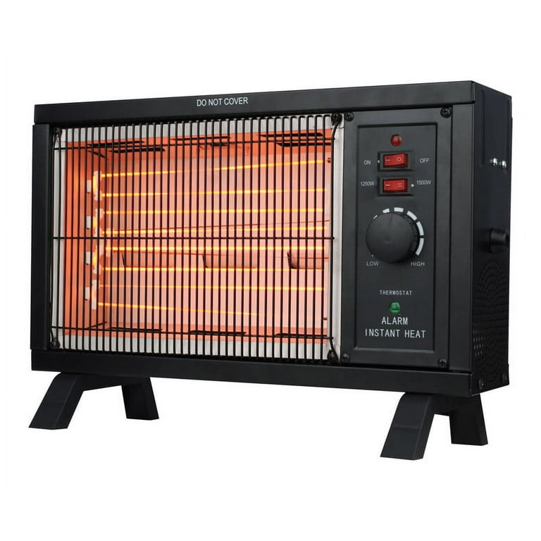 Portable Radiant Heater, 1250W/1500W popular Indoor Space Heater, Rapid H