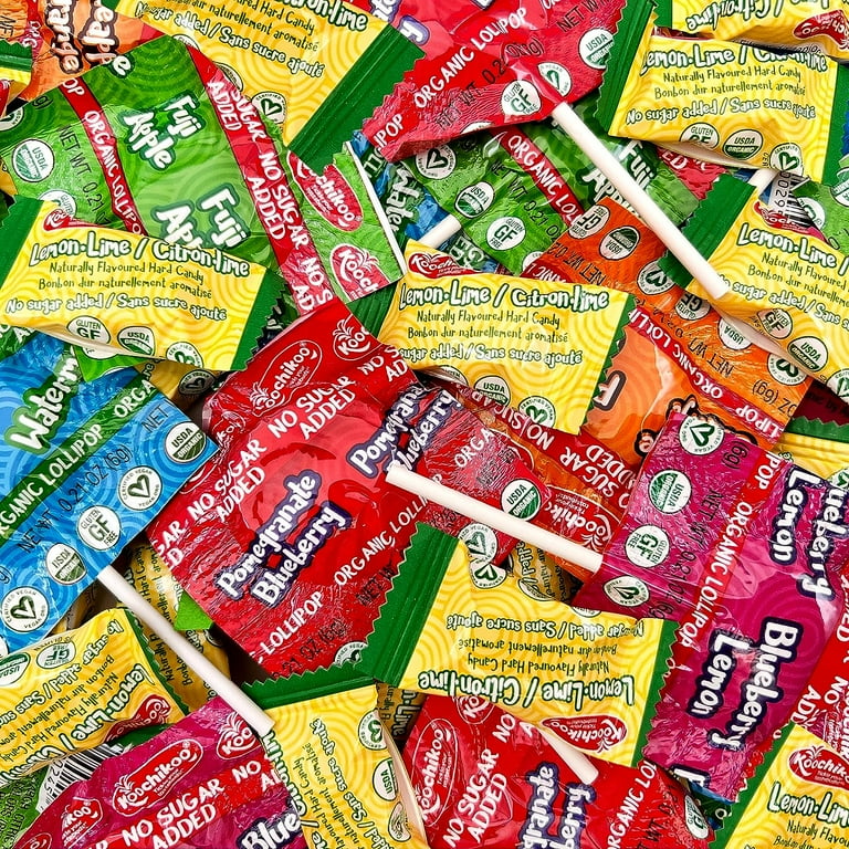 Koochikoo Organic & Sugar-Free Lollipops and Hard Candy, Assorted