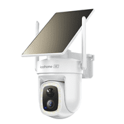 Koohome 4K Outdoor Security Camera, Solar/Battery, 360° Pan Tilt, Auto-Tracking, Wire-Free, Dual-Band Wi-Fi, AI Event Search