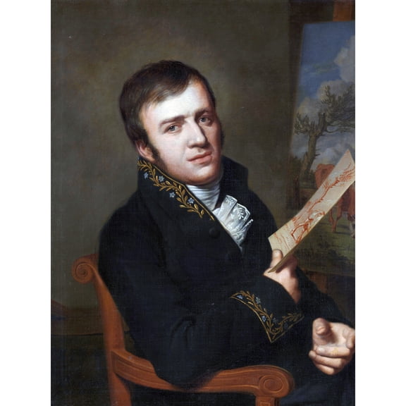 Kooi John Baptist Ii Kobell Uniform Painting Extra Large XL Wall Art Poster Print