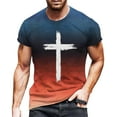 Kooidas Flash Sale! Easter Printed Short Sleeved T Shirt for Men