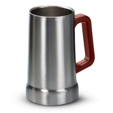 Kook Beer Stein, Stainless Steel, 23.7 oz