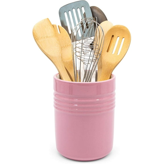 Kook Countertop Utensil Holder Crock , Lavender