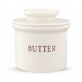 thumbnail image 1 of Kook French Ceramic Butter Keeper, Oatmeal, 1 of 1