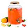 thumbnail image 1 of Kook Glass Drink Dispenser, Clear Mason Jar, 1 Gal, 1 of 3