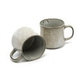 thumbnail image 1 of Kook Glazed Ceramic Coffee Mugs, 15 oz, Java/Slate, Set of 2, 1 of 4