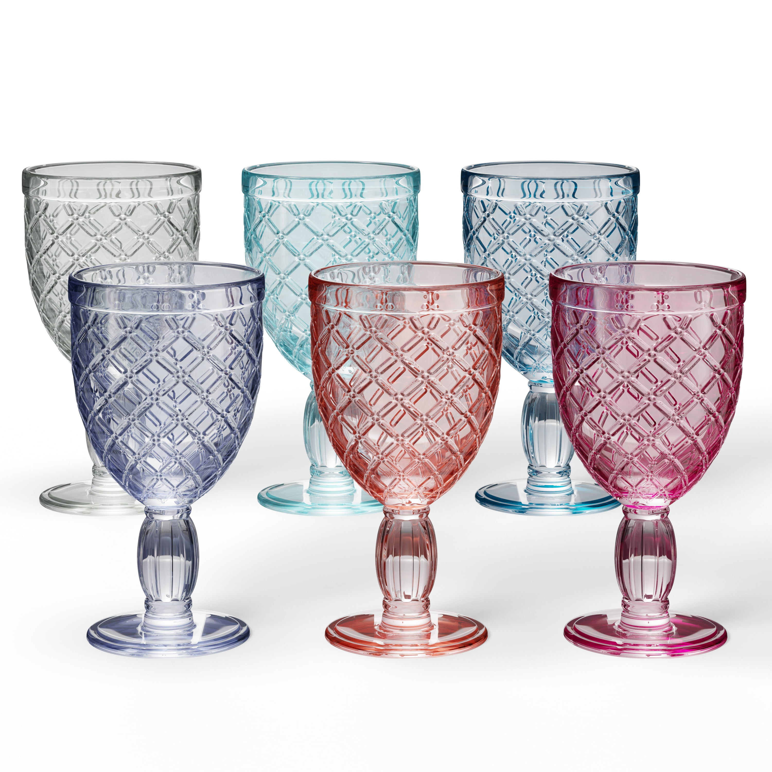 Vikko Classic Goblet Party Glasses, Iced Tea Glasses