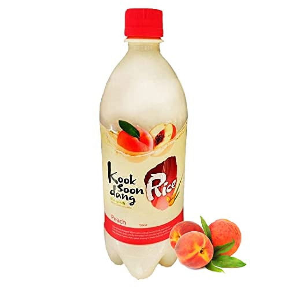 Kook Soon Dang Makgeolli Rice (Cooking) Wine Peach Flavor 750Ml/26.4 Fl.Oz (Pack Of 1)