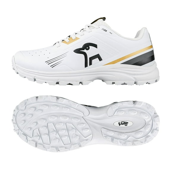 Kookaburra KC 3.0 Rubber Shoes - White/Gold 2025