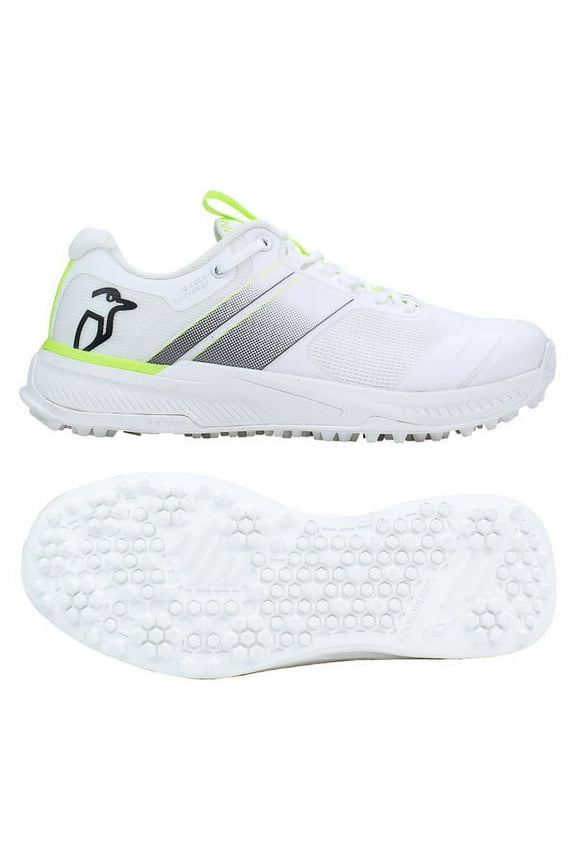 KC Players Rubber Shoes-White/Lime