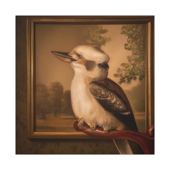 Kookaburra in Rococo - Canvas
