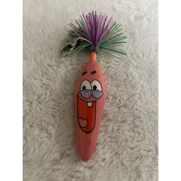 Kooky Klickers Pen Clip SpongeBob SquarePants Patrick Star Kooky 002 New (BONUS 1 FUN CHOPS)