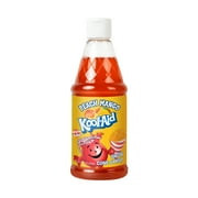 Kool-Aid Peach Mango Snow Cone Syrup, Gluten Free, 16 oz Bottle