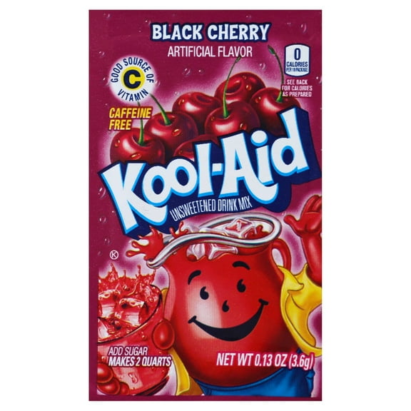 Kool-Aid Black Cherry Unsweetened Drink Mix - Each