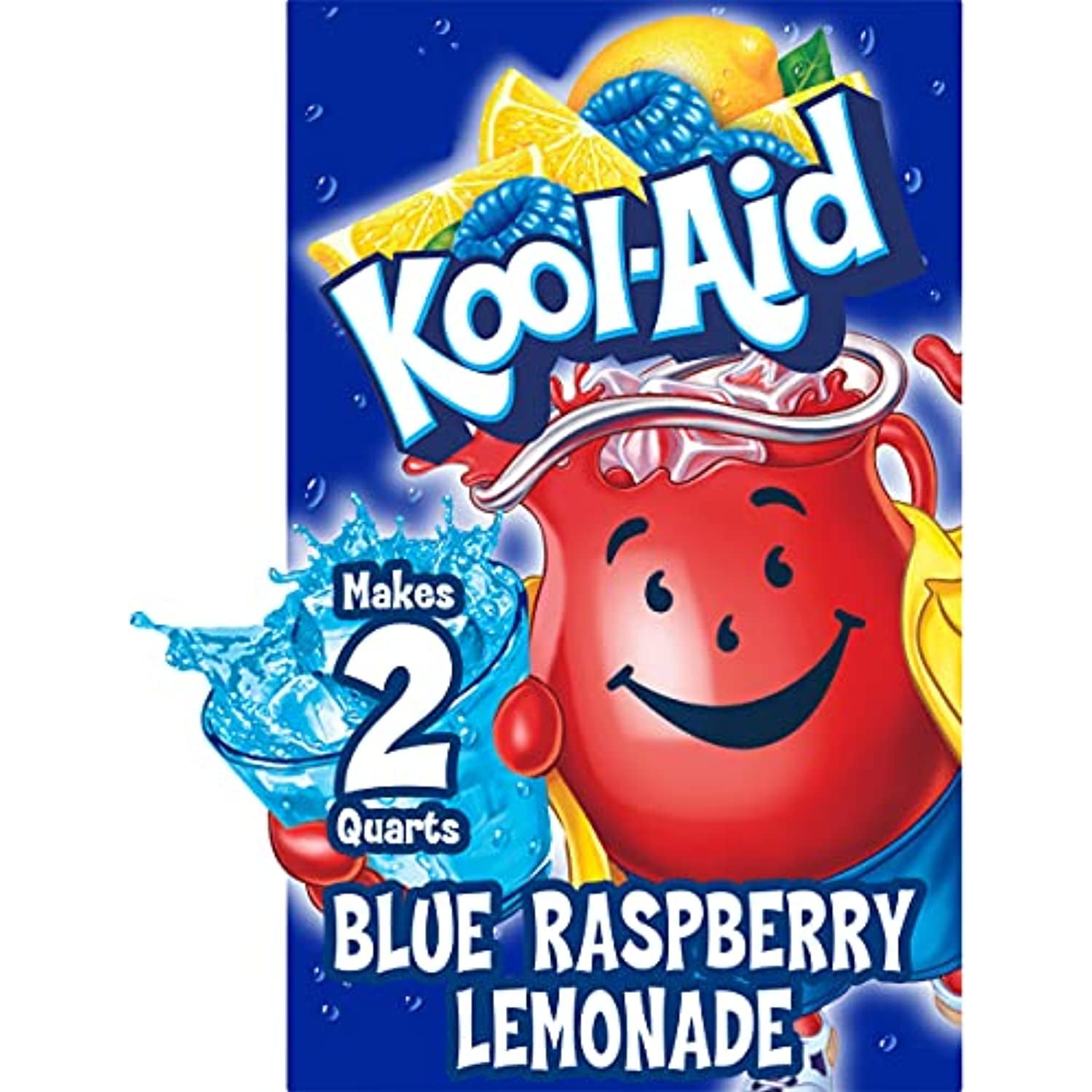 KoolAid Blue Raspberry Lemonade Flavored Unsweetened Caffeine Free