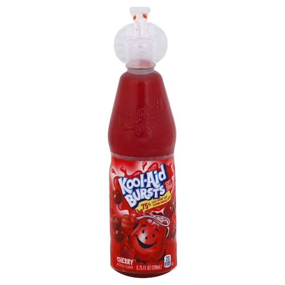 Kool-Aid Burst Cherry Beverage, 6.75 Ounce -- 12 per Case.