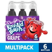 Kool Aid Bursts Grape Kids Drink, 6 Ct Pack, 6.75 fl oz Bottles, Liquids