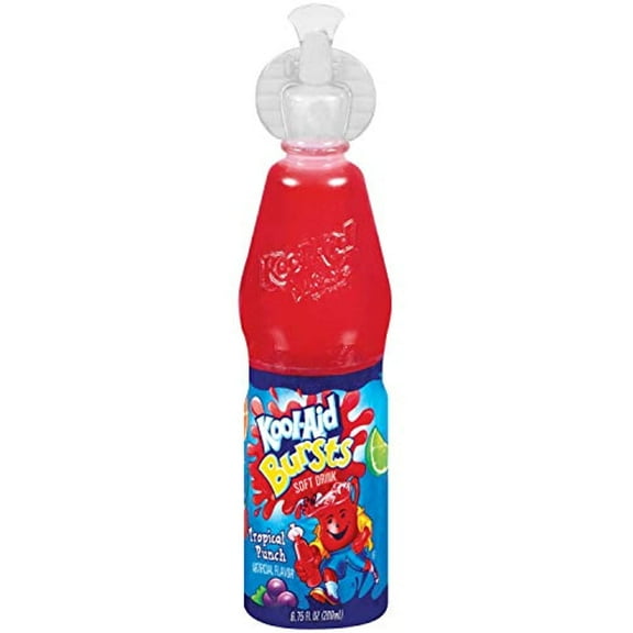 Kool-Aid Bursts Tropical Punch Flavored Juice Drink (12 Bottles)