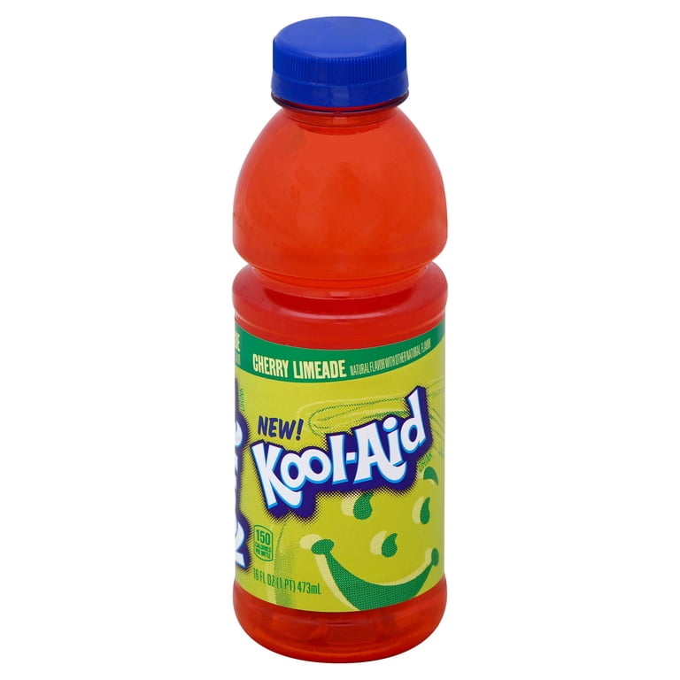 Kool Aid Cherry Limeade Beverage, 16 Fluid Ounce -- 12 per case