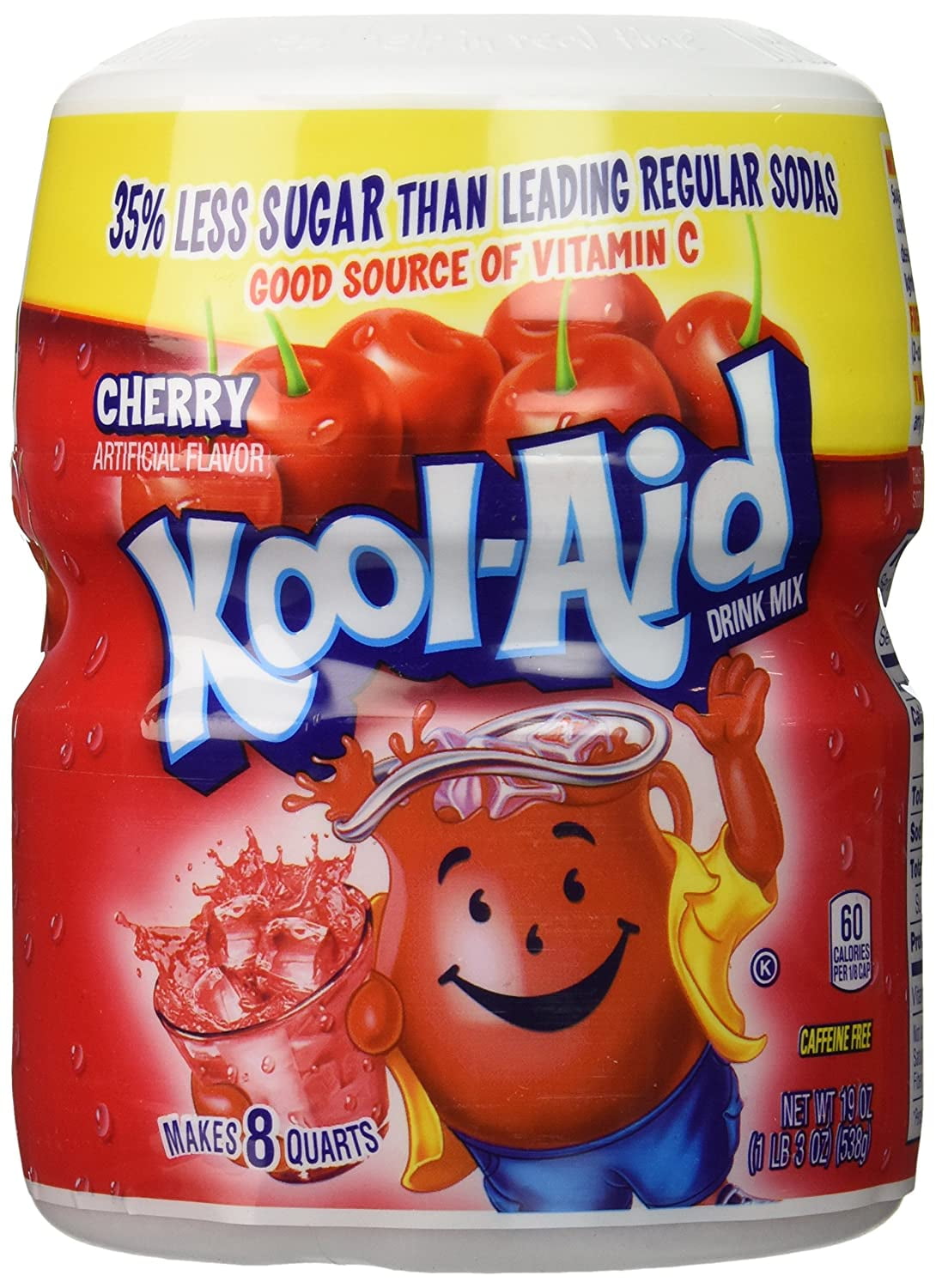Kool-Aid Cherry Mix 19Oz (Pack Of 2) - Walmart.com
