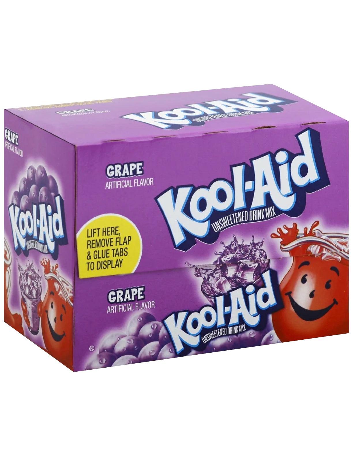 KoolAid Drink Mix Grape, 0.14 oz (3.9g) Pack of 48