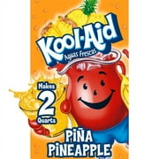 Kool-Aid Drink Mix Pina-Pineapple Unsweetened Artificially Flavored Powdered Soft Drink Mix Caffeine Free ,0.14 oz Packet (12 Pack)