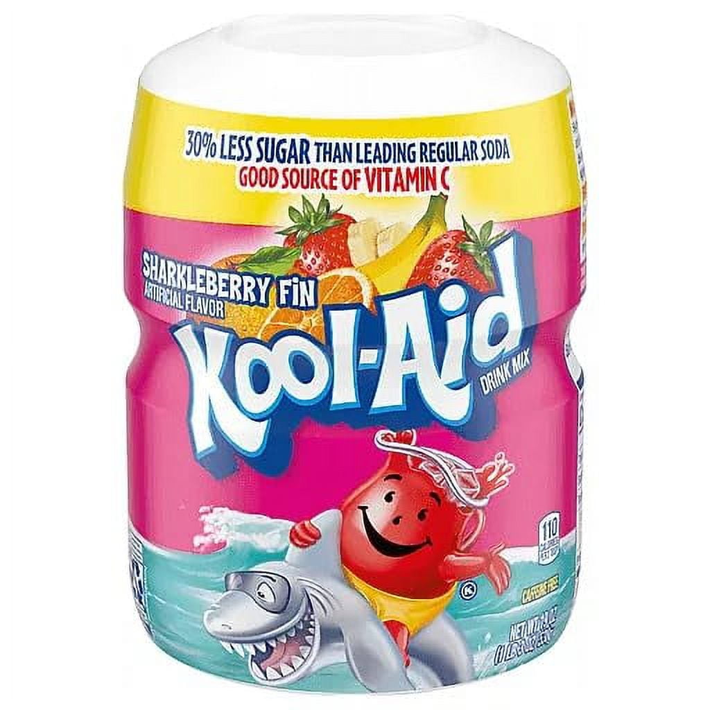 Kool-Aid, Drink Mix, Sharkleberry Fin, 19-Ounce Container (Pack of 3 ...