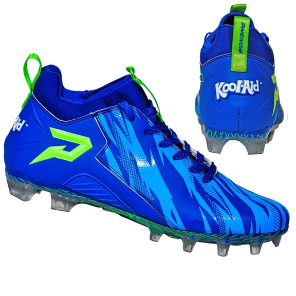 Kool-Aid 'Great Bluedini' Football Cleats - Quantum Speed by Phenom Elite