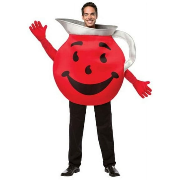 Kool Aid Guy Pitcher Party Costume, Unisex, Adult One Size