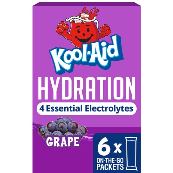 Kool-Aid Hydration Electrolyte Drink Mix Grape