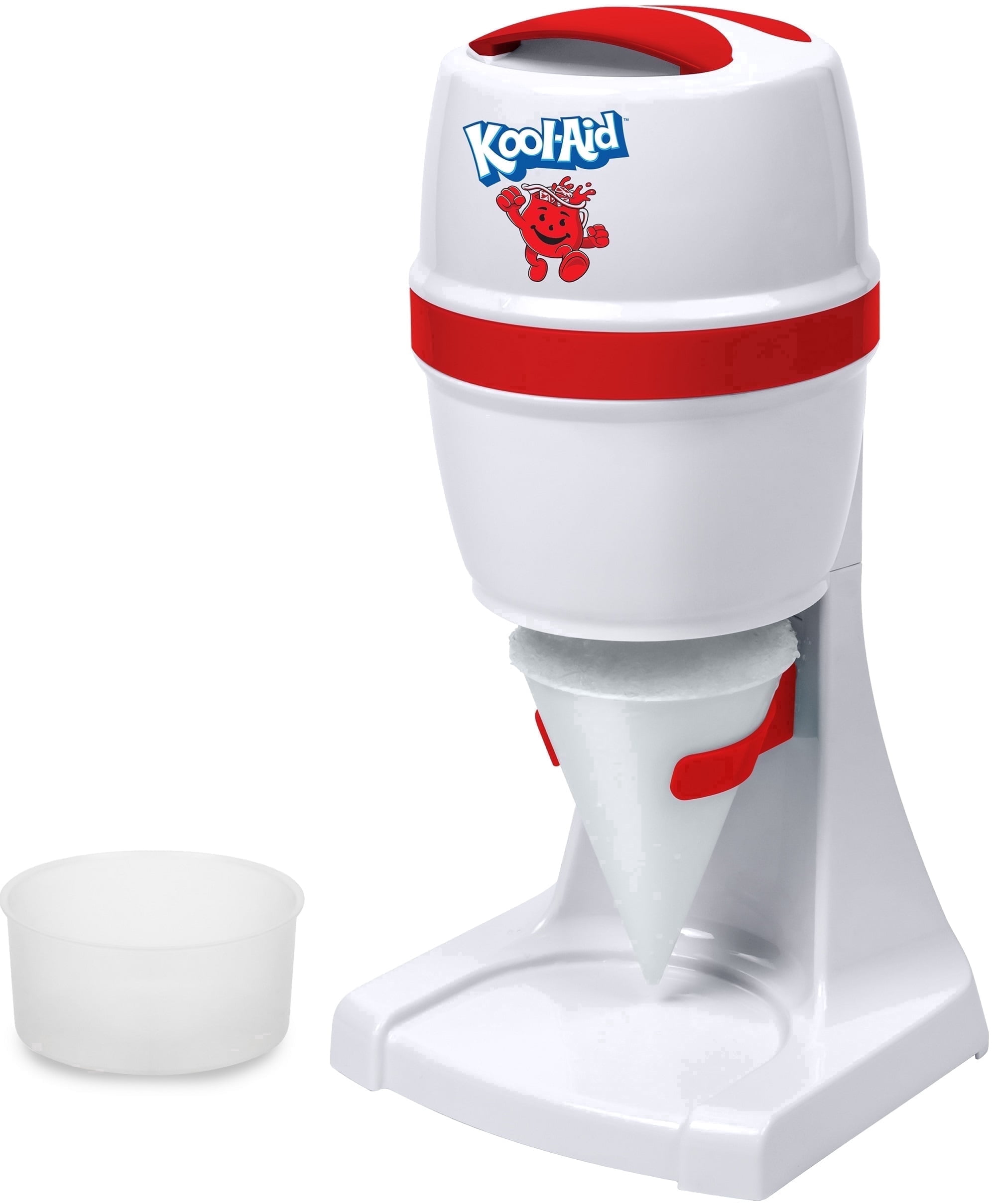 Kool-Aid Snow Cone Maker, Shaved Ice Machine and Snow Cone Maker with 2 Ice Molds, Red