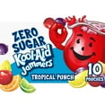 thumbnail image 1 of Pack of 2 - Kool-Aid Jammers Tropical Punch Zero Sugar Artificially Flavored Soft Drink 10 ct, 1 of 5