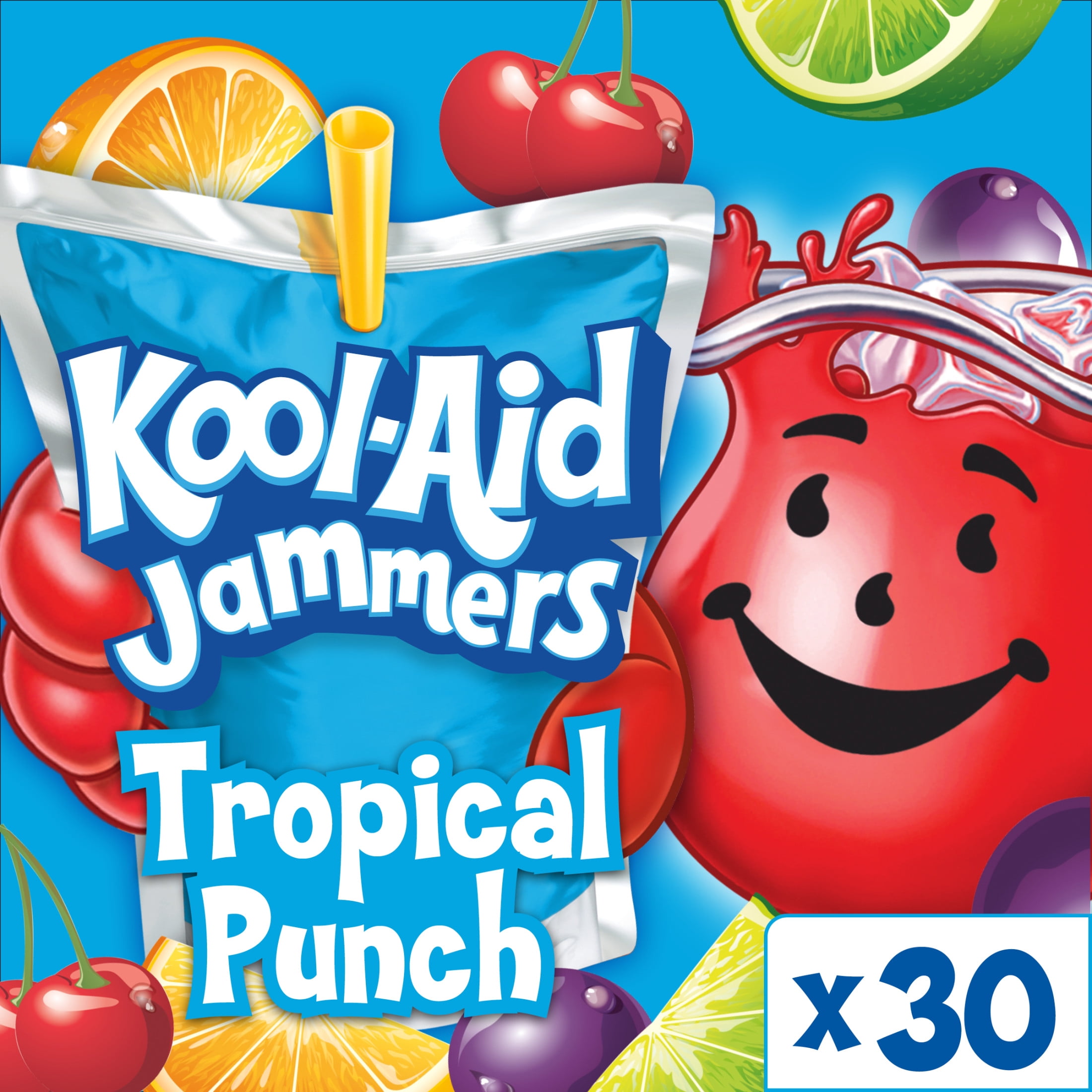 Kool-Aid Kids Tropical Punch Drink Pouches 30 Ct, 6 fl oz