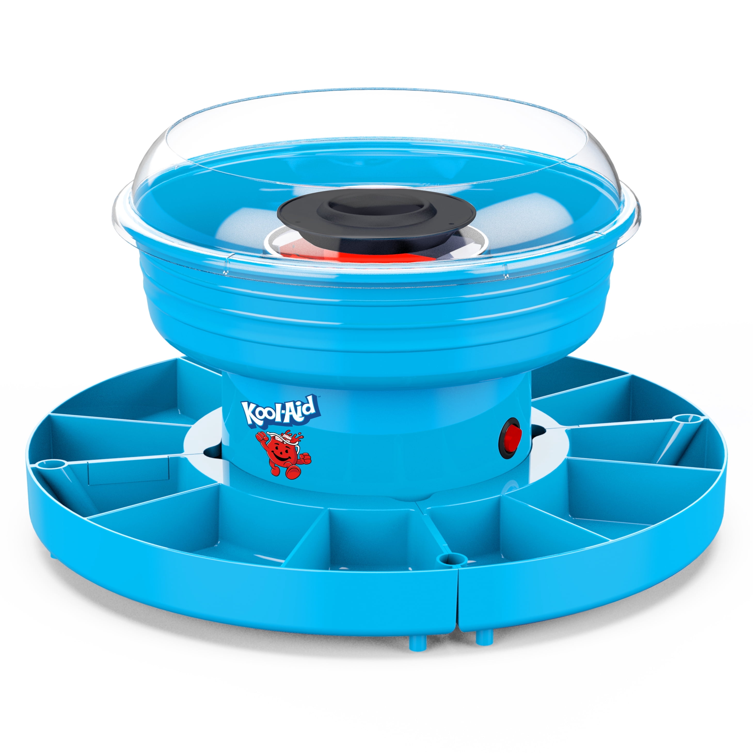 Kool-Aid Cotton Candy Maker with 12-Compartment Lazy Suzan and 4