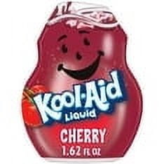 Kool-Aid Liquid Cherry Artificially Flavored Soft Drink Mix 1.62 fl oz Bottle (Pack of 4)