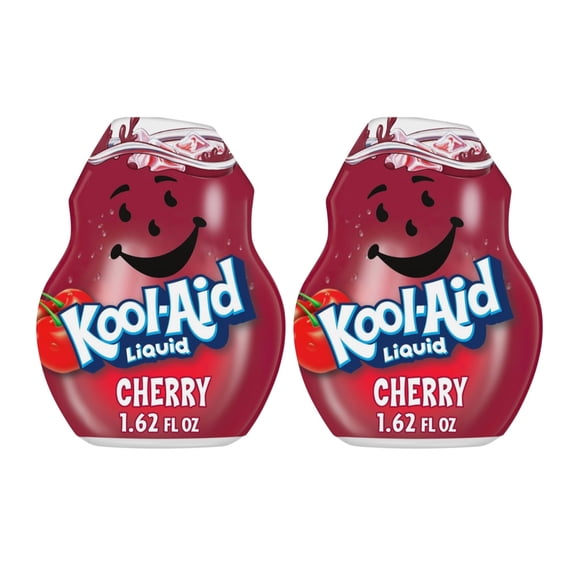 Kool-Aid Liquid Cherry Water Enhancer 1.62 Oz (2 Pack)