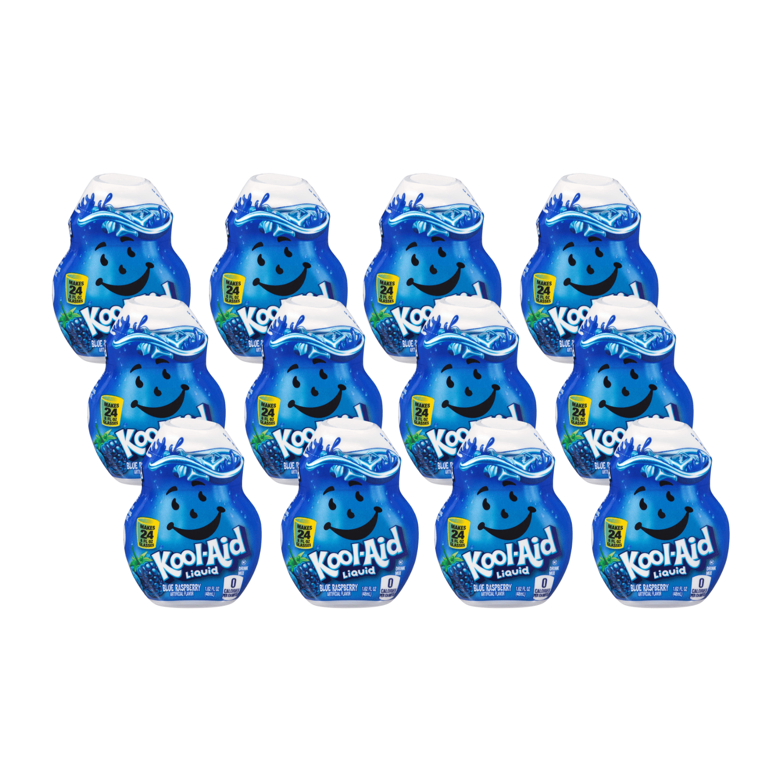 Kool-Aid Liquid Drink Mix, Blue Raspberry, 1.62 Fl Oz (Pack of 12)