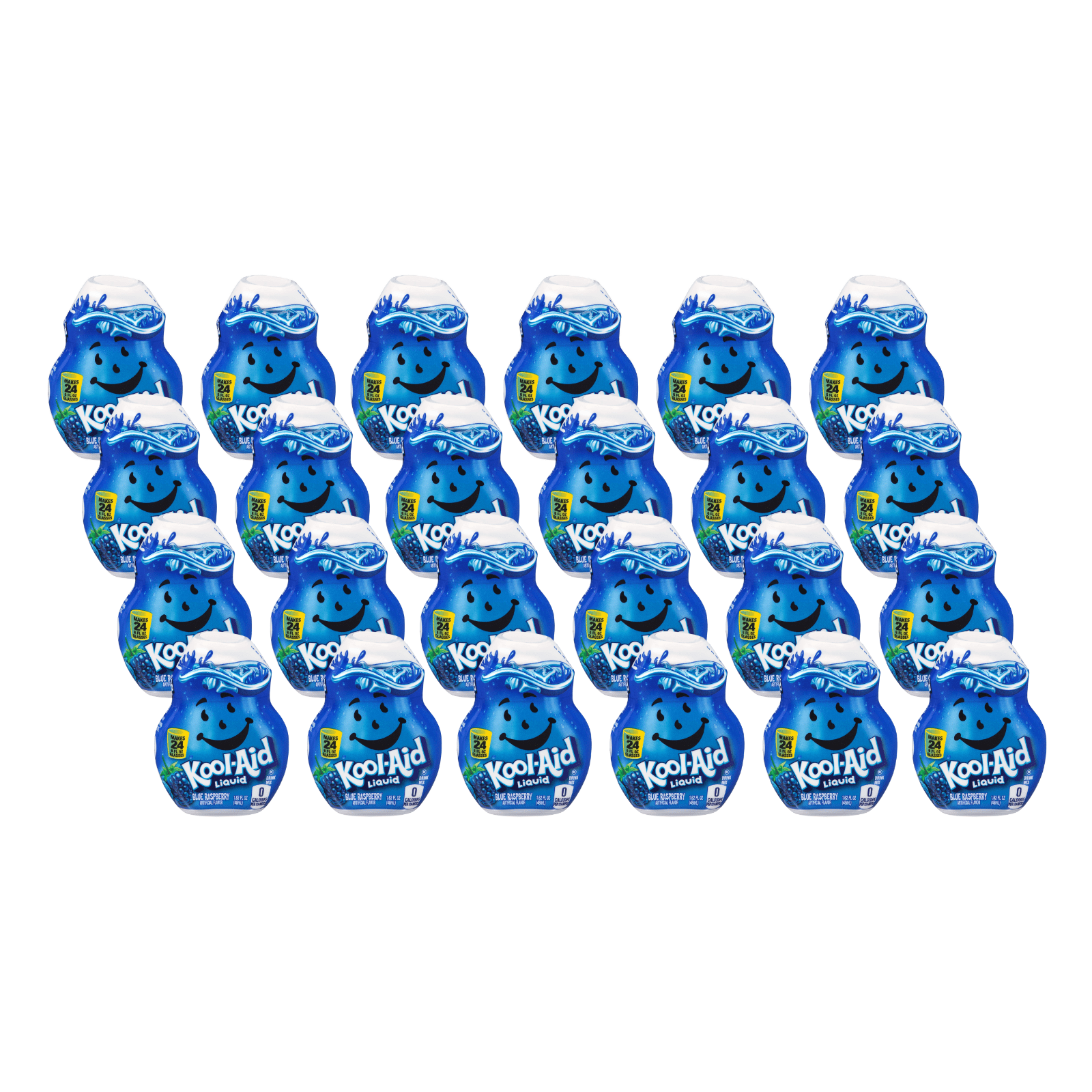 Kool-Aid Liquid Drink Mix, Blue Raspberry, 1.62 Fl Oz (Pack of 24